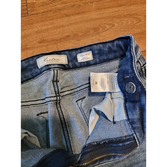 KANCAN Youth Girls Signature High Rise Slim Fit Ankle Skinny Jeans, Size 16 EUC - Picture 4 of 6
